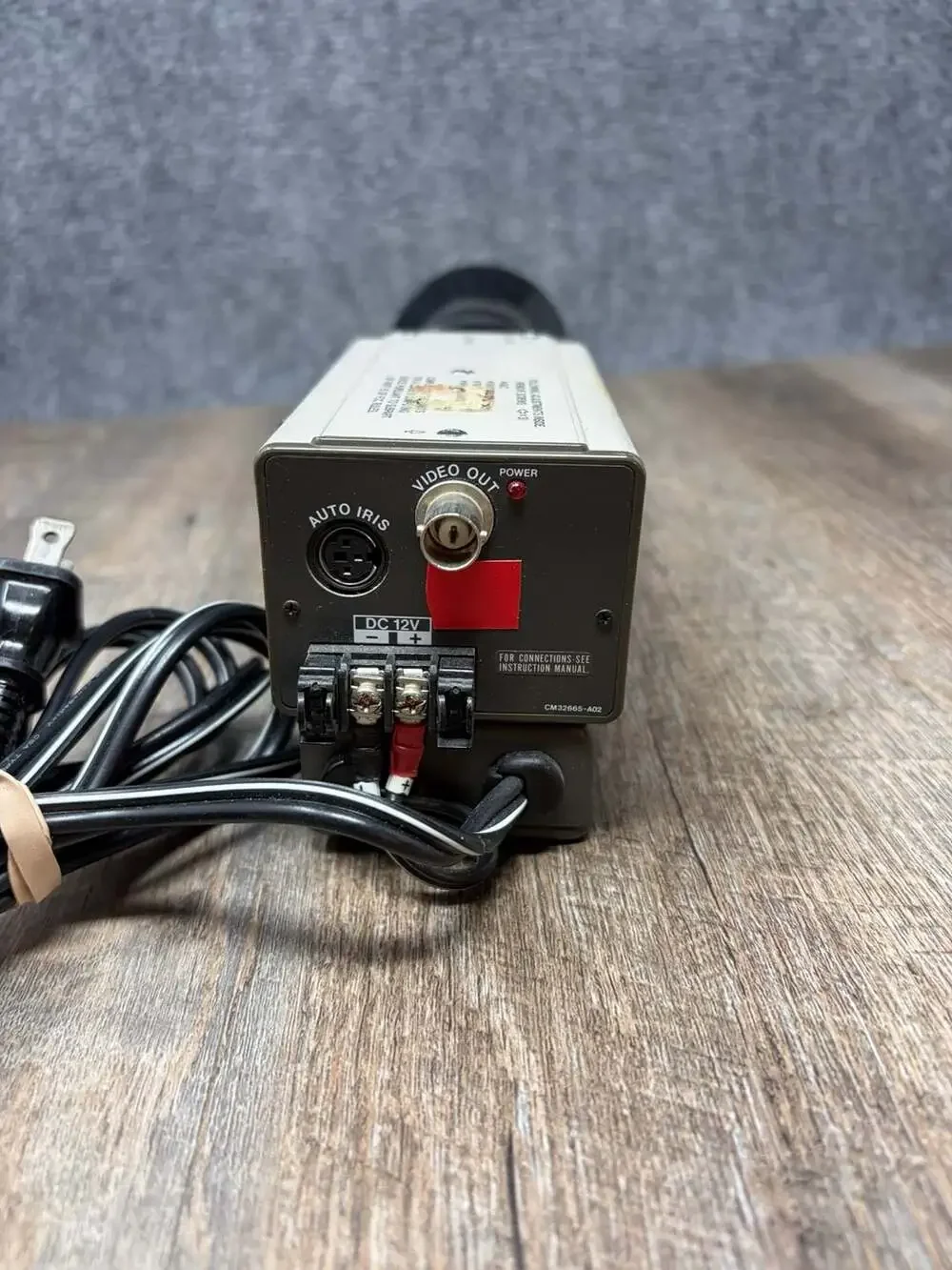 Vintage JVC TK-870U CCD Color Video Camera with Fujinon H6-12.5R TV Zoom Lens
